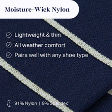 Load image into Gallery viewer, Knee-High Compression Socks – 3 Pack Stripe
