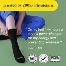 Load image into Gallery viewer, Knee-High Compression Socks – 3 Pack Solids
