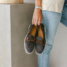 Load image into Gallery viewer, Women's Blue Suede Barca Yacht Loafer

