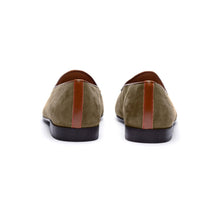 Load image into Gallery viewer, Men's Olive Textured Tan Milano Loafer
