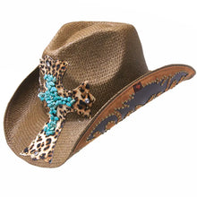 Load image into Gallery viewer, Peter Grimm Zeke - Straw Cowgirl Hat
