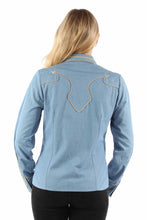 Load image into Gallery viewer, Scully Arrow Tips - Women's Denim Western Shirt

