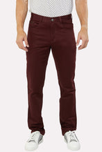 Load image into Gallery viewer, Slade Men&#39;s Wine Relaxed Fit Stretch Pants
