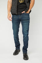 Load image into Gallery viewer, Pax Men&#39;s Dk. Blue Aged Slim Stretch Jeans
