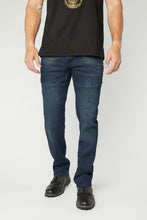 Load image into Gallery viewer, Pax Men&#39;s Dk. Blue Aged Slim Stretch Jeans
