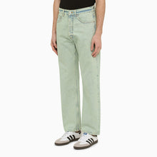 Load image into Gallery viewer, Palm Angels Regular Mint Green Denim Jeans Men
