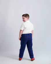 Load image into Gallery viewer, Blue Windowpane Dress Pants
