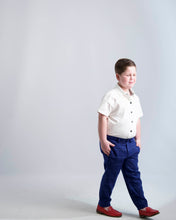 Load image into Gallery viewer, Blue Windowpane Dress Pants
