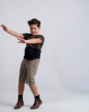 Load image into Gallery viewer, Camel Windowpane Short Dress Pants
