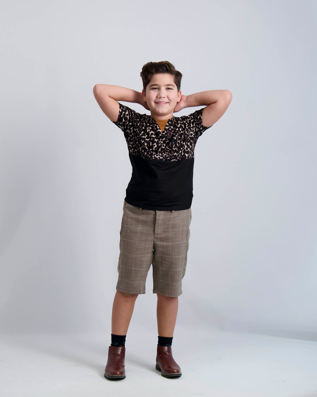 Leopard Dolman Tee
