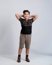 Load image into Gallery viewer, Camel Windowpane Short Dress Pants

