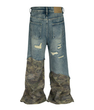 Load image into Gallery viewer, AZUL SCAB CAMO FLARE DENIM
