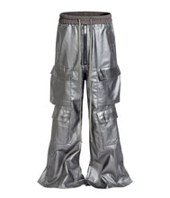 Load image into Gallery viewer, METTALIC FLOW CARGO PANTS
