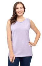 Load image into Gallery viewer, Women's Classic Relaxed Fit Cotton blend Sleeveless Tank Top
