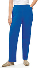 Load image into Gallery viewer, Women's Knit Pull on Pants - Cotton Blend with Flat Front waistband
