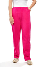 Load image into Gallery viewer, Women's Knit Pull on Pants - Cotton Blend with Flat Front waistband
