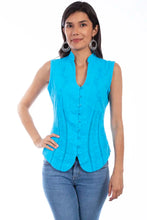 Load image into Gallery viewer, Scully Cantina Sleeveless Blouse (PSL-059) - Women's Shirt
