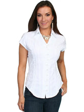 Load image into Gallery viewer, Scully Cantina Short Sleeve Blouse (PSL-066) - Women's Shirt
