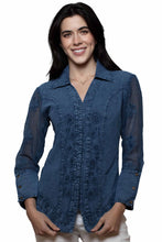 Load image into Gallery viewer, Scully Floral Front - Women's Western Blouse
