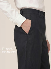 Load image into Gallery viewer, Linen Tailored Straight Full Length Pants LANDON

