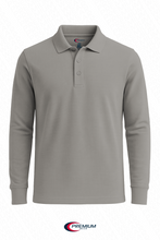 Load image into Gallery viewer, Boys/ Unisex Long Sleeve Pique Polo Shirt - single
