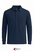 Load image into Gallery viewer, Boys/ Unisex Long Sleeve Pique Polo Shirt - single
