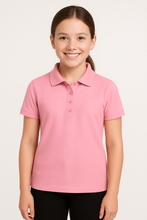 Load image into Gallery viewer, Juniors Short Sleeve Dri Fit Moisture Wicking Polo Shirt - single
