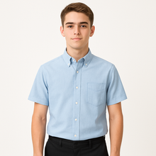 Load image into Gallery viewer, Boys Short Sleeve Oxford Shirt - Single
