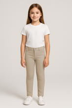Load image into Gallery viewer, Girls Pointel Stretch Pants - single
