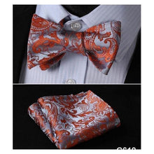 Load image into Gallery viewer, Paisley Bow Ties &amp; Handkerchiefs Collection - Multiple Styles
