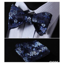 Load image into Gallery viewer, Paisley Bow Ties &amp; Handkerchiefs Collection - Multiple Styles

