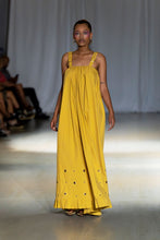 Load image into Gallery viewer, Paola Mustard Maxi Boho Dress
