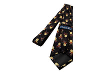 Load image into Gallery viewer, Papal Tiara and Keys Necktie Black
