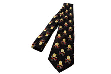 Load image into Gallery viewer, Papal Tiara and Keys Necktie Black
