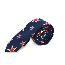 Load image into Gallery viewer, Patriotic Stars USA Collection Skinny Ties - 4 Colors &amp; Styles
