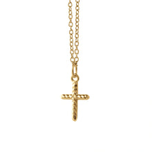 Load image into Gallery viewer, Pavé Cross Necklace - Gold
