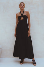 Load image into Gallery viewer, Penelope Halter Linen Maxi Dress
