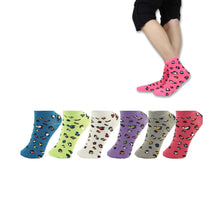 Load image into Gallery viewer, Womens Socks Stylish Cheetah Print 9-11 Assorted Pack
