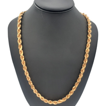 Load image into Gallery viewer, 10K Gold- Solid Rope Chain (Rose Gold)
