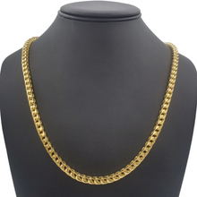 Load image into Gallery viewer, 10K Gold- Solid Franco Chain (Yellow Gold)
