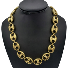 Load image into Gallery viewer, 10K Gold- Hollow Puff Mariner Chain
