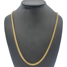 Load image into Gallery viewer, 10K Gold- Hollow Franco Diamond Cut (Pave) Chain
