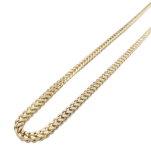 Load image into Gallery viewer, 10K Gold- Hollow Franco Diamond Cut (Pave) Chain
