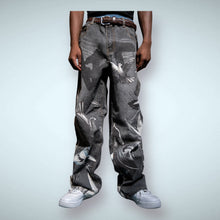 Load image into Gallery viewer, RM204B - Graphic Printed Baggy Jeans
