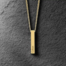 Load image into Gallery viewer, Pillar Pendant - 14K Gold
