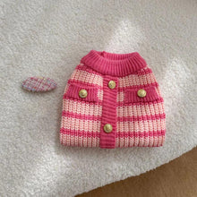Load image into Gallery viewer, Pink Parisian Chic Knitted Pet Sweater | NCS
