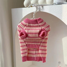 Load image into Gallery viewer, Pink Parisian Chic Knitted Pet Sweater | NCS
