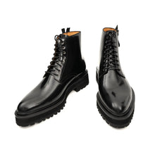 Load image into Gallery viewer, Platform Patent Combat Boots
