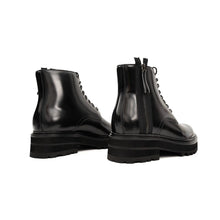 Load image into Gallery viewer, Platform Patent Combat Boots
