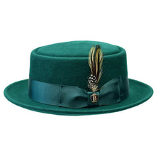 Load image into Gallery viewer, Bruno Capelo The Pork Pie 100% Australian Wool Dress Fedora Hat
